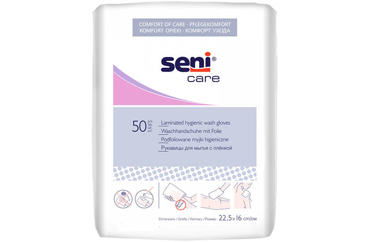 Gants de toilette plastifiés Seni® Care