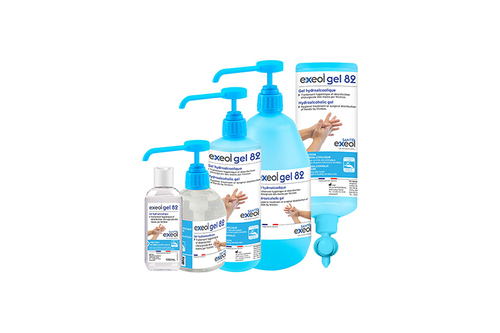 Gel hydroalcoolique Exeol Gel 82