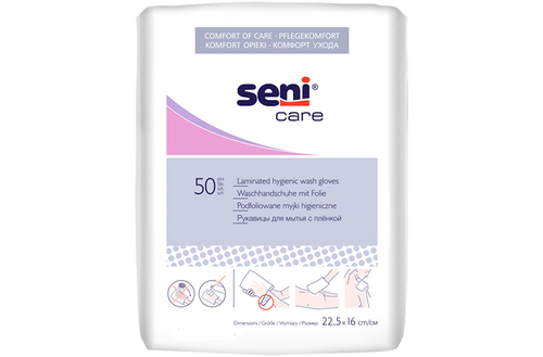 Gants de toilette plastifiés Seni® Care