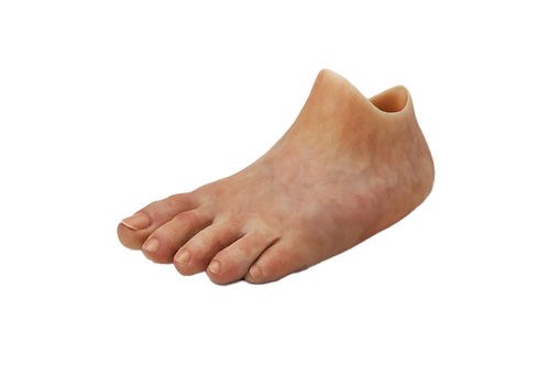 Prothèse de pied en silicone